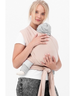 Слинг-шарф трикотажный, цвет "бежевый"