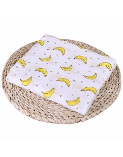 Муслиновая пеленка для новорожденных с бамбуком Diva большая, Banana