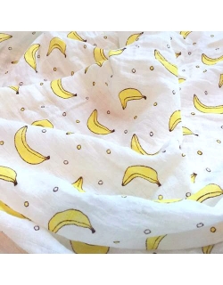 Муслиновая пеленка для новорожденных с бамбуком Diva большая, Banana
