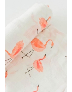 Муслиновая пеленка для новорожденных Diva большая, Flamingo Cotton