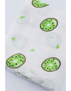 Муслиновая пеленка для новорожденных с бамбуком Diva большая, Kiwi