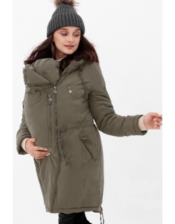 Зимняя слингокуртка - парка 3 в 1, хаки