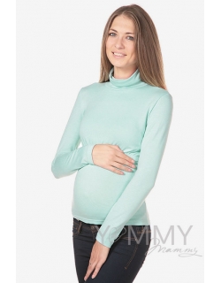 Водолазка для кормящих и беременных, цвет ментол