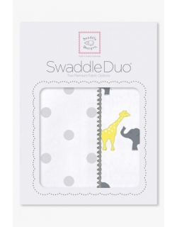 Набор пеленок SwaddleDesigns Swaddle Duo Circus Fun Sterling
