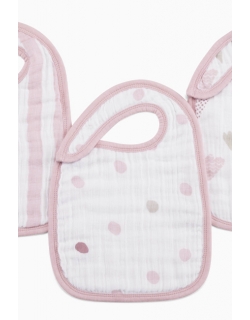 Слюнявчик Aden Anais, набор 3, Heart Breaker