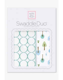 Набор пеленок SwaddleDesigns Swaddle Duo, SC Cute & Wild