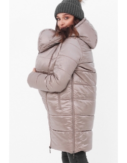 Слингокуртка-трансформер зимняя 3 в 1, золотистая