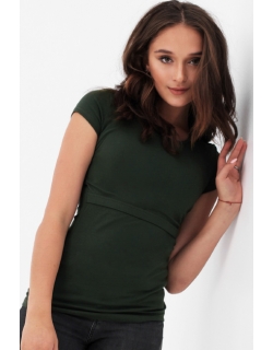 Футболка для беременных и кормящих, милитари