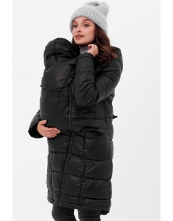 Слингокуртка-слингопальто зимняя 3в1, черное