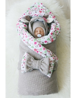 Комплект на выписку для новорожденных холодная зима Faline (7 предметов)