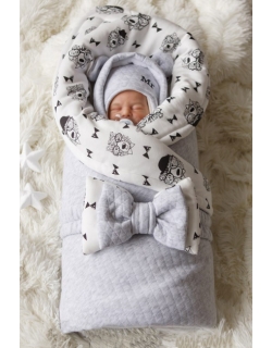 Комплект на выписку для новорожденного холодная зима Mr Bear (7 предметов)