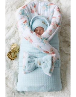 Комплект на выписку для новорожденных холодная зима Pavlina (7 предметов)