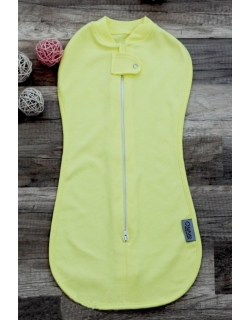 Пеленка кокон для детей трикотажная, Swaddler yellow