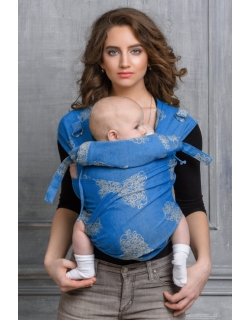 Май-слинг Diva Basico, Azzurro с капюшоном