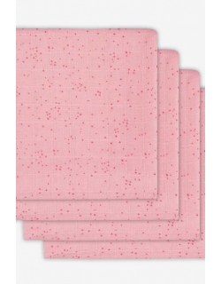 Пеленки муслиновые для новорожденных Jollein средние, Mini dots, Blush Pink