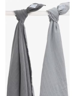 Пеленки муслиновые для новорожденного Jollein, большие, Grey