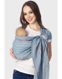 Слинг с кольцами Mums Era "Лайн", деним