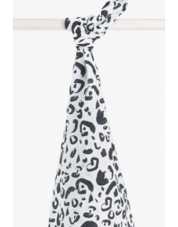 Пеленка/простынь муслиновая для новорожденного Jollein большая, Leopard