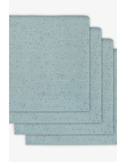 Пеленки муслиновые для новорожденного Jollein средние, Mini dots, Mist Stone Green