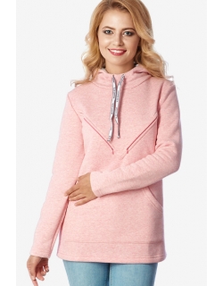 Толстовка для кормящих и беременных из футера Betty, розовый