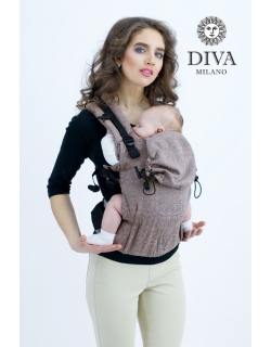 Эрго-рюкзак для новорожденных Diva Basico Cacao One!