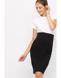 Юбка-карандаш для беременных и родивших универсальная, черная