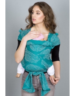 Май-слинг для новорожденных Diva Essenza, Smeraldo с бамбукомМай-слинг Diva Essenza, Smeraldo cо льном