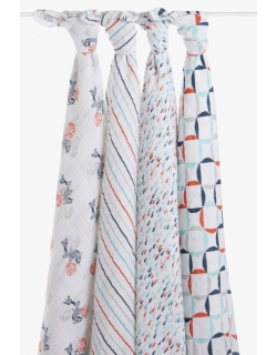 Муслиновые пеленки Aden&Anais для новорожденных большие, набор 4, Baby Blanket