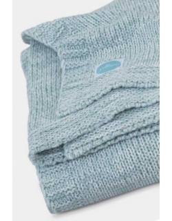 Вязаный плед для новорожденных Jollein Melange, зеленый, средний