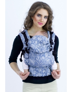 Эрго-рюкзак с рождения Diva Milano Veneziano Notte с шелком, One!