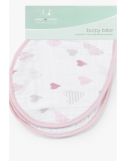 Слюнявчик Aden&Anais 2в1, набор из 2 штук, Heart Breaker