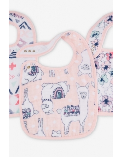 Слюнявчик Aden&Anais, набор 3, Trail Blooms