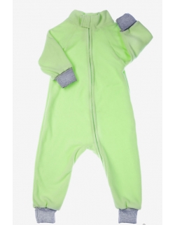 Флисовый комбинезон детский (поддева) Light, лайм