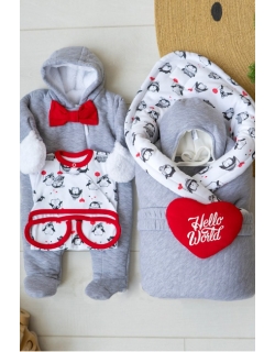 Комплект на выписку холодная зима, Lolo (6 предметов)