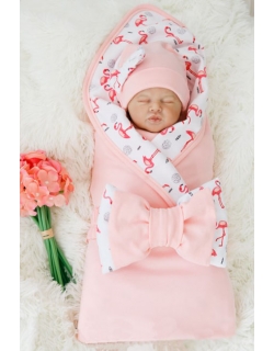 Комплект на выписку из роддома летний Flamingo (5 предметов)