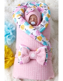 Комплект на выписку демисезонный, Rosa Dior (6 предметов)