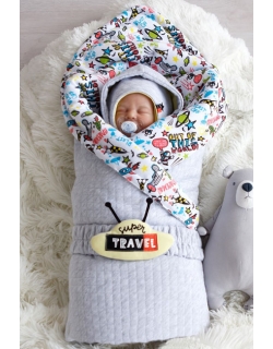 Комплект на выписку холодное лето, Space Travel (6 предметов)