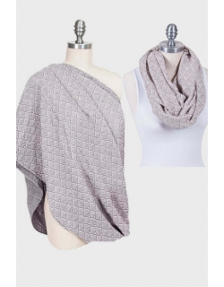 Накидка для кормления - милкснуд муслиновый Bebe Au Lait, Portala