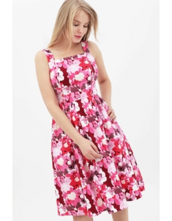 Платье-сарафан для беременных и кормящий с цветочным принтом, ментол