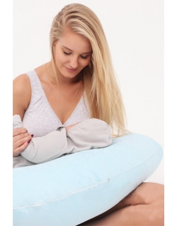 Подушка для беременных и кормящих "Голубая"
