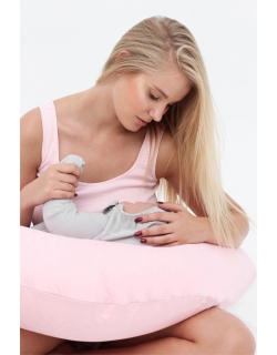Подушка для беременных и кормящих "Розовая"