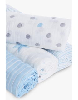 Пеленки муслиновые Aden by Aden&Anais, большие, набор 4, Dapper