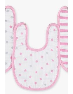 Слюнявчик муслиновый Aden by Aden Anais, набор 3, Little Bib Darling