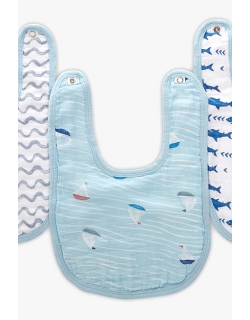 Слюнявчик муслиновый Aden by Aden&Anais, набор 3, Making Waves