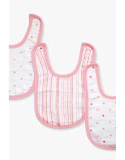 Слюнявчик муслиновый Aden by Aden&Anais, набор 3, Little Bib Oh Girl