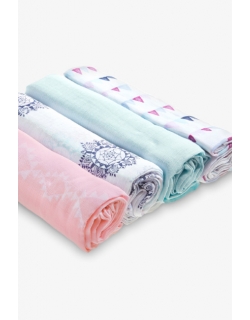Муслиновые пеленки Aden by Aden&Anais, большие, набор 4, Pretty Pink