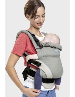 Эргорюкзак Manduca XT, Grey-Ocean (серый с бирюзовым)