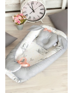 Позиционер для сна новорожденного Babynest, Cute Rabbit