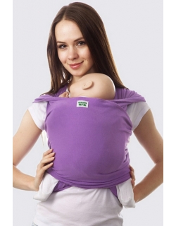 Трикотажный слинг-шарф, сиреневый