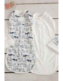 Комплект пеленок-коконов для новорожденных, Dogs